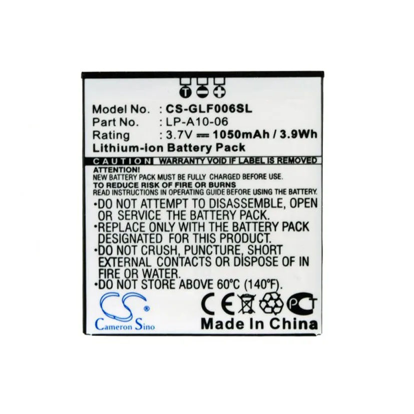 
Battery LP-A10-06 LP-A11-08 For Golf Buddy DSC-GB002 DSC-GB200 DSC-GB300 GPS Tracker Navigator GPS Replacement Battery Accu Akku 