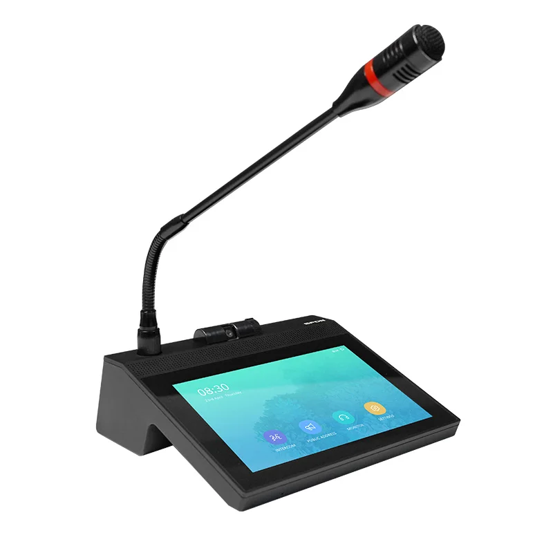 Touch Screen IP Intercom Call Station For IP Paging PA Intercom System
