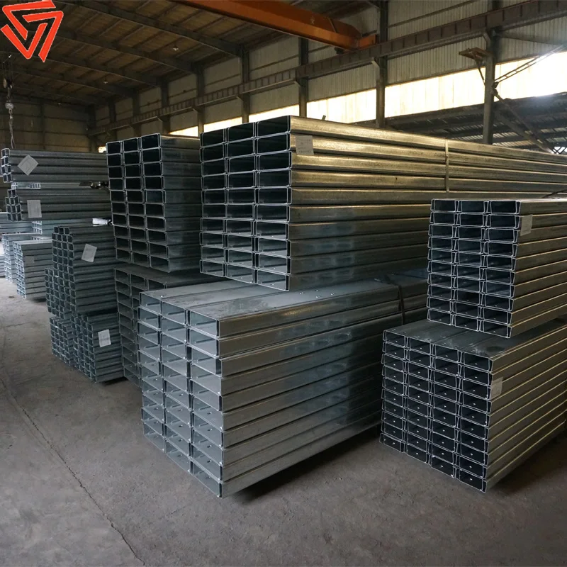 Galvanized cold rolled C price list c channel cold-formed light gauge steel roof truss