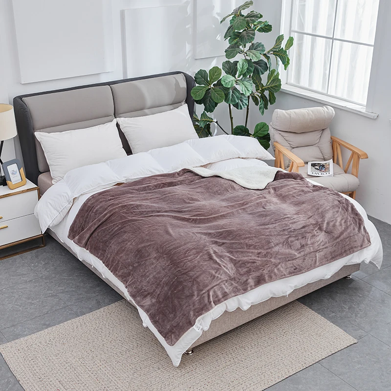 Custom Super Soft Sherpa Fleece Flannel Throw Blanket