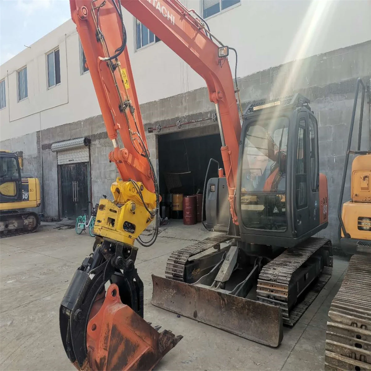 Japan made mini used hitachi zx80 excavator price 8 ton zaxis 80 reliable supplier