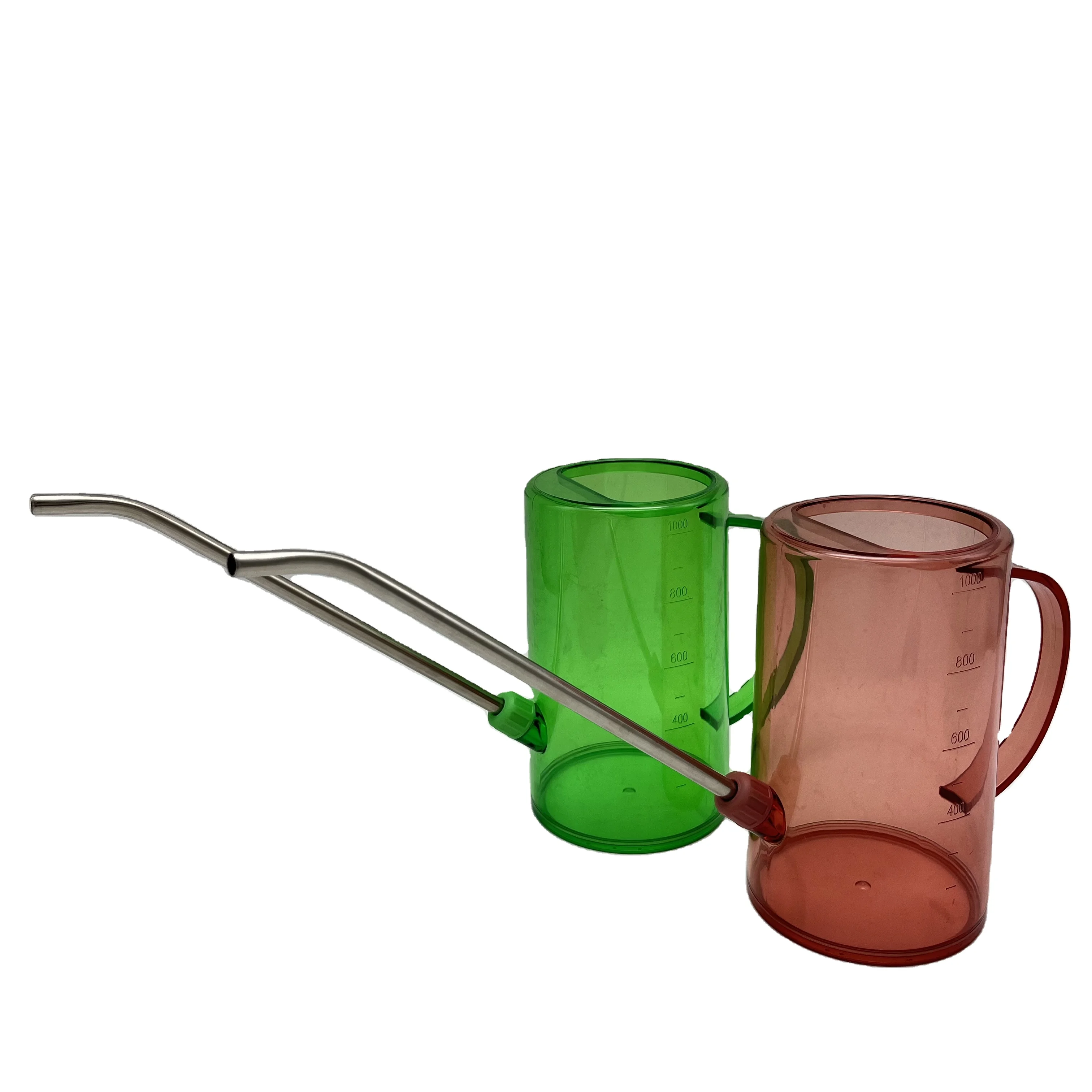 1L PORTABLE PLANT WATERING BOTTLE GARDEN WATER SPRINKLER WITH THE HANDLE  HOUSEHOLD PLASTIC WATER CAN