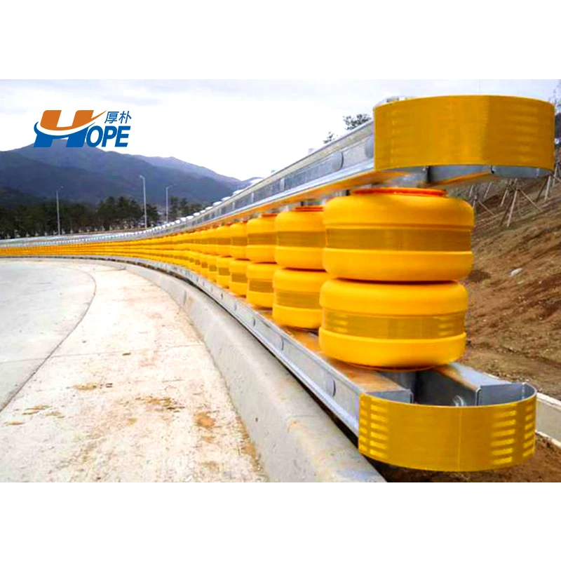 Highway Safety Guardrail Roller Barrier Crash Barrier Iso9000 Eva Rolling Barrels
