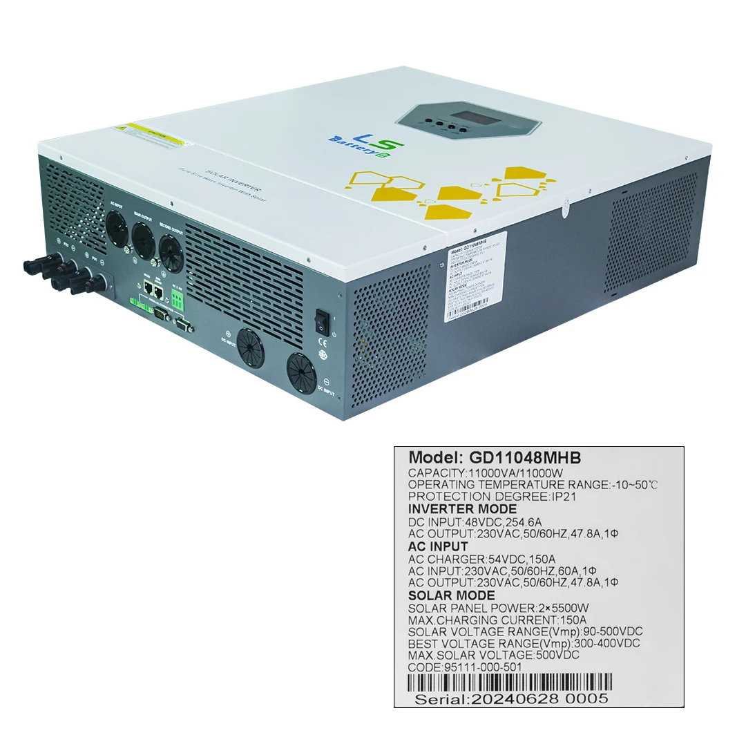 Solar Inverter MPPT DC to AC 12V 1KW Charger Controller for Home Off Grid Solar Power inverters System invert 5.5KW 6.2KW 11KW