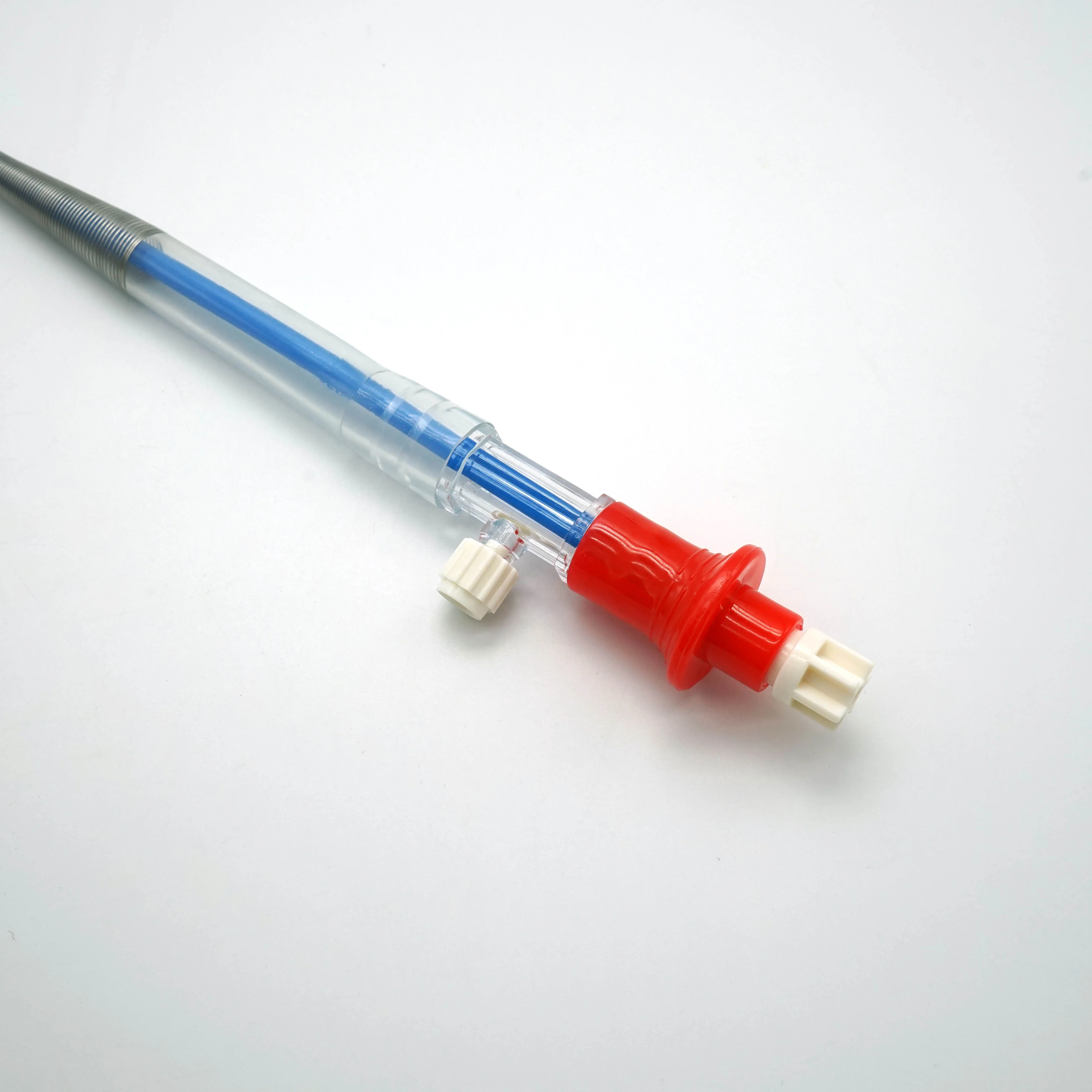 wire-wound Reinforced  Arterial Cannula  45 degree curved  tip ,without ring