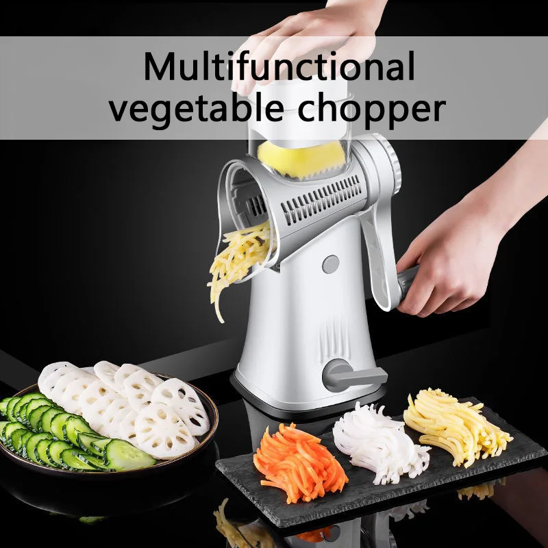 Extra Coarse And Ribbon Grater Steel Kitchen Slicer Food Chopper Steel Blades Manual Fruit Food Vegetable Grater Slicer Cutter