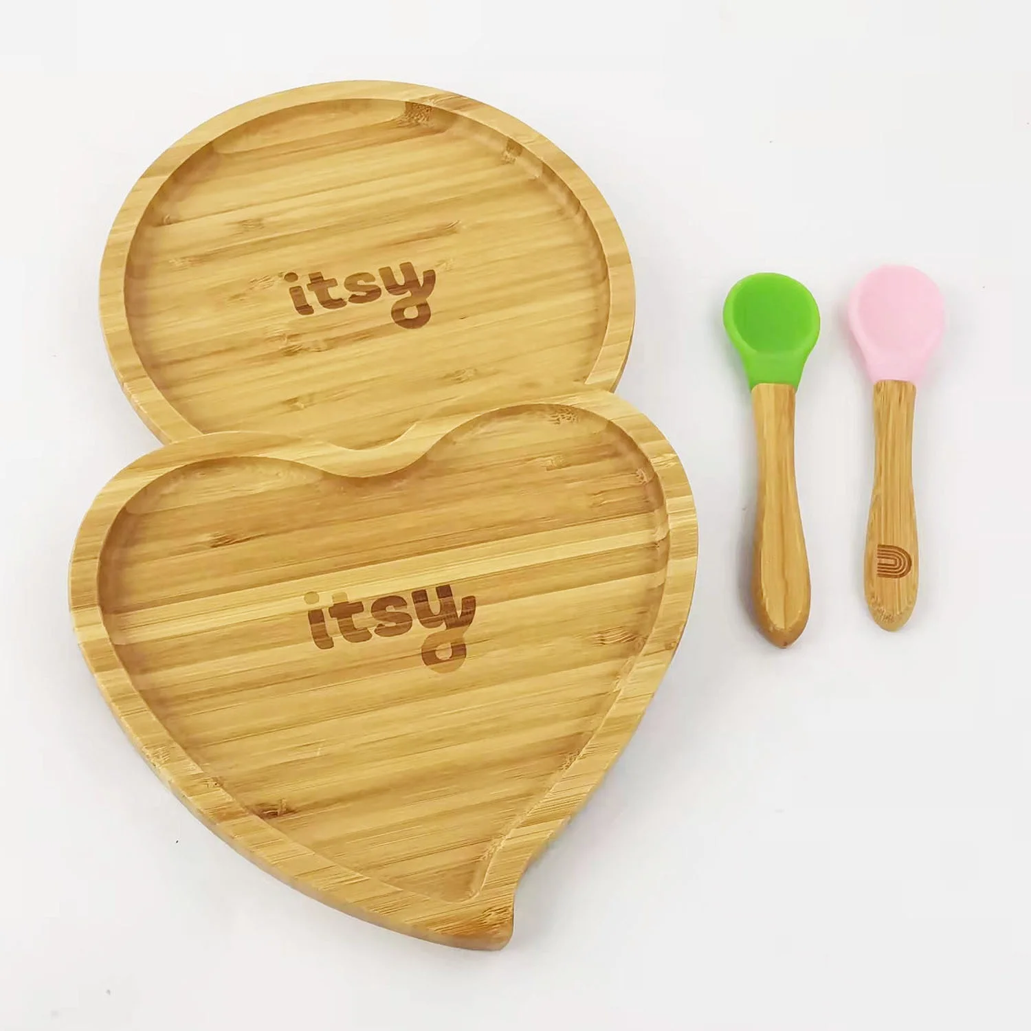 Chocolate Sushi Snack Cake Round Bamboo Food Service Tray