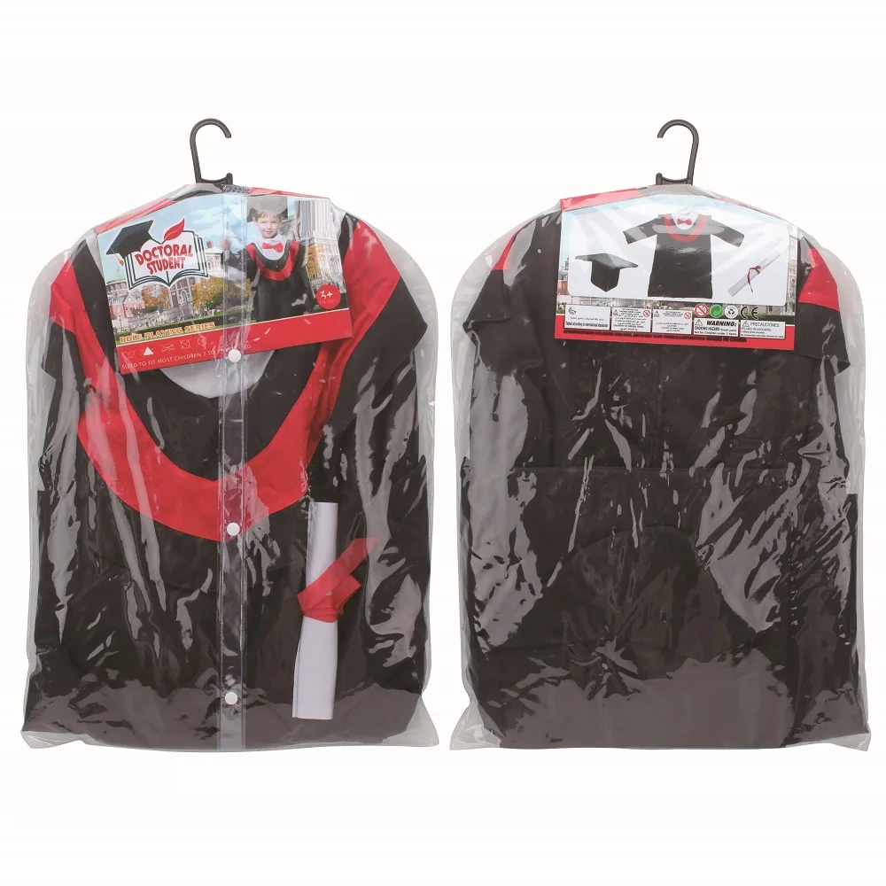 Directly Factory Children Kindergarten Graduation Ceremony Black Bachelor Gown Kids School Graduation Gown