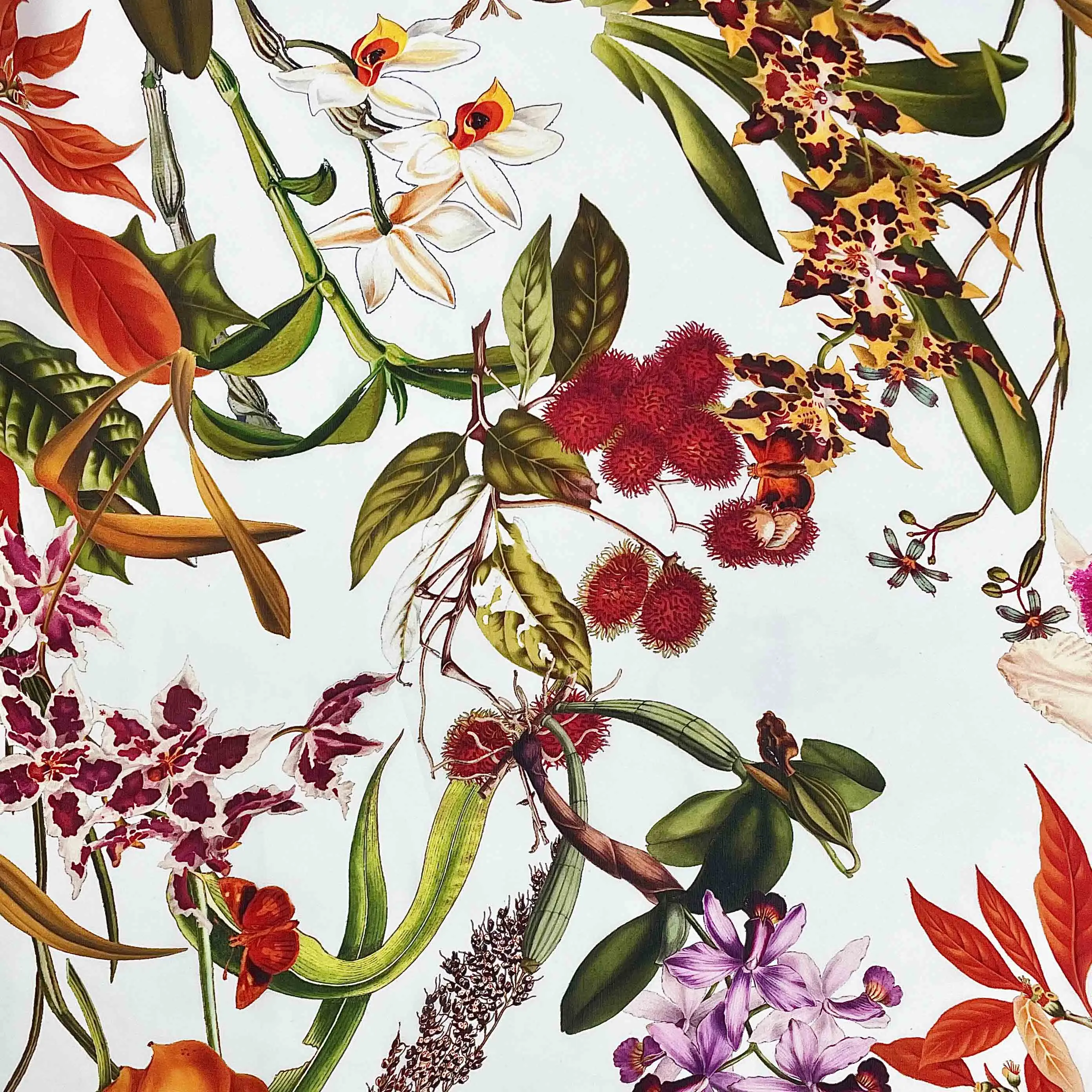 100% Natural Pure Silk Chiffon Fabric 100 Mulberry Satin Mulberrry Silk Fabric For Dresses Printed Ice Silk Organza Fabric