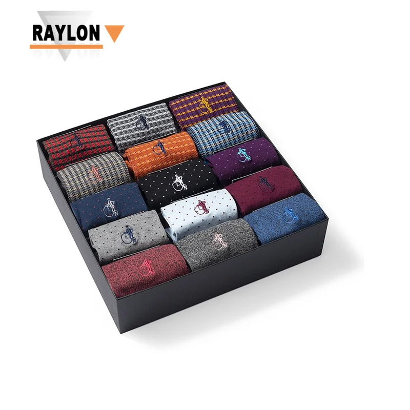 RL-B1127 gift box socks happy socks gift box mens socks in box