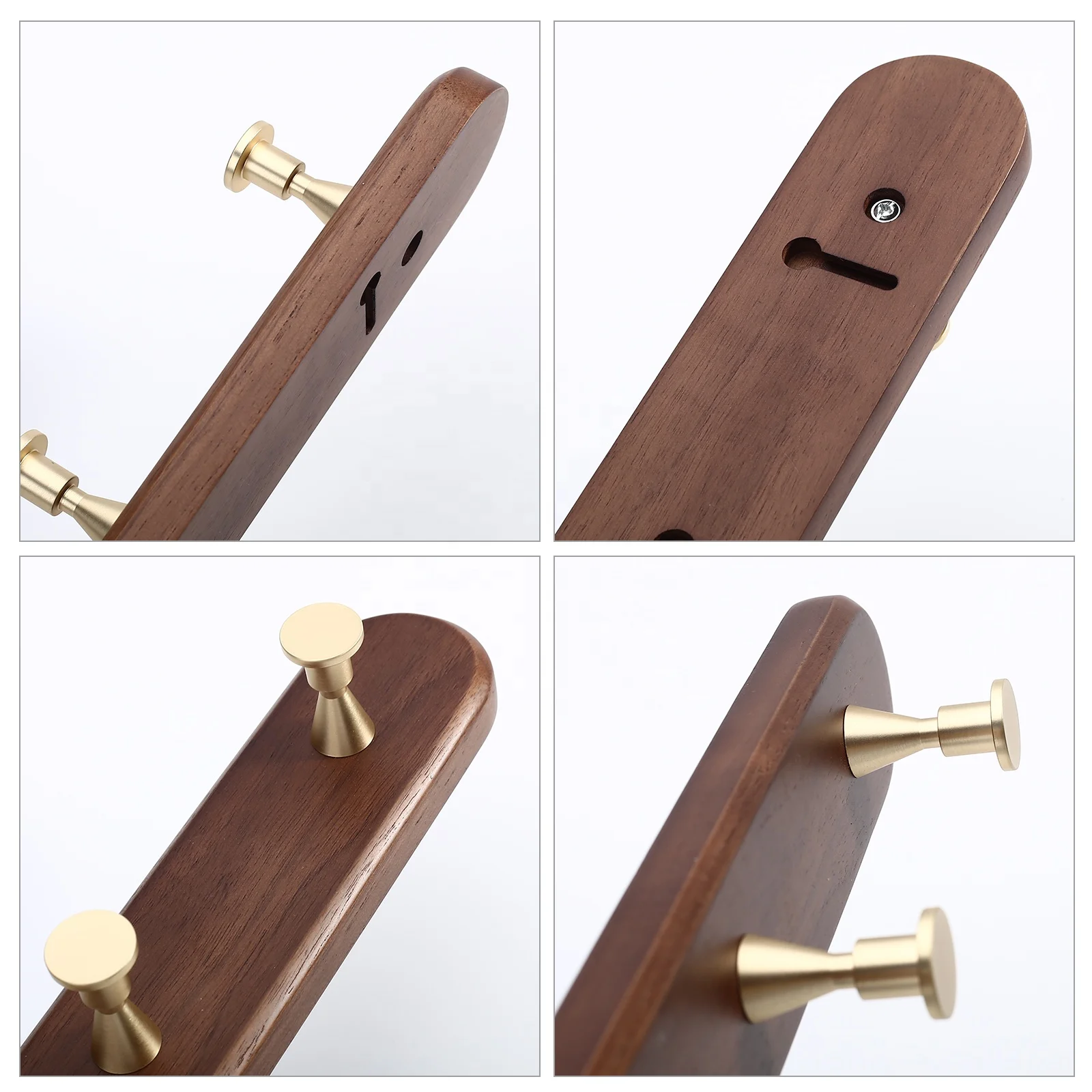 Wall Hooks Coat Racks Hat Clothing Hooks for Entrance Door Living Room Kitchen Bathroom Bedroom Wardrobe Cloakroom 6775