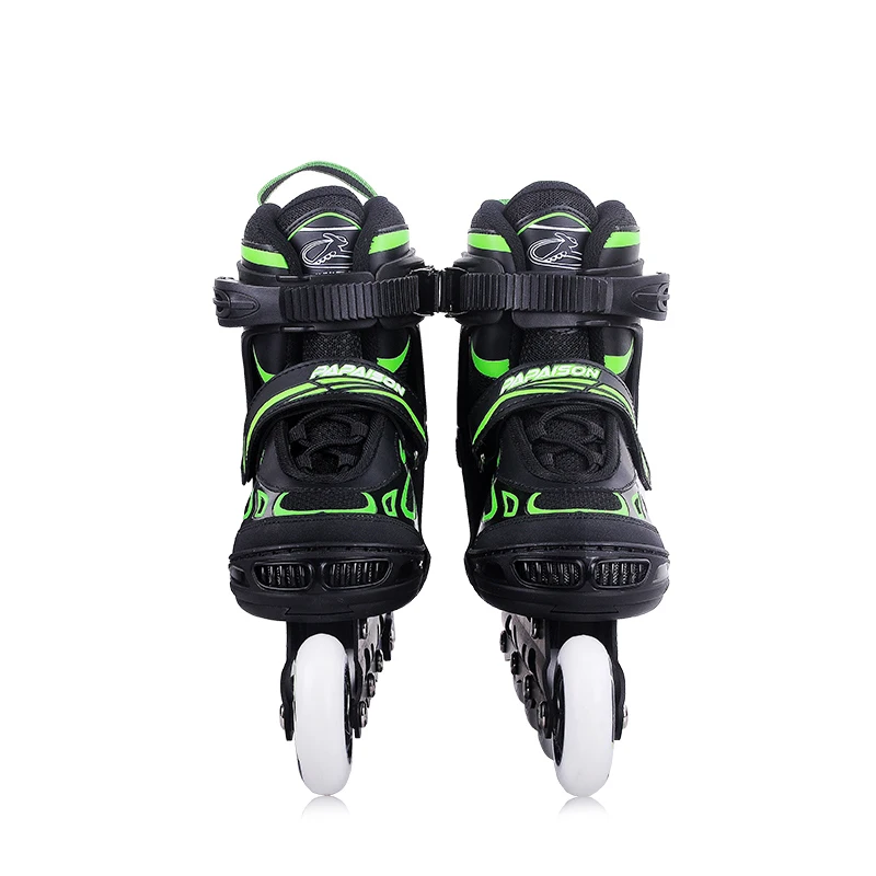 Papaison Best Sale Colorful Removable 82A PU 4 Wheels Flashing Roller Skate Shoes Patinage Inline Skates In Stock