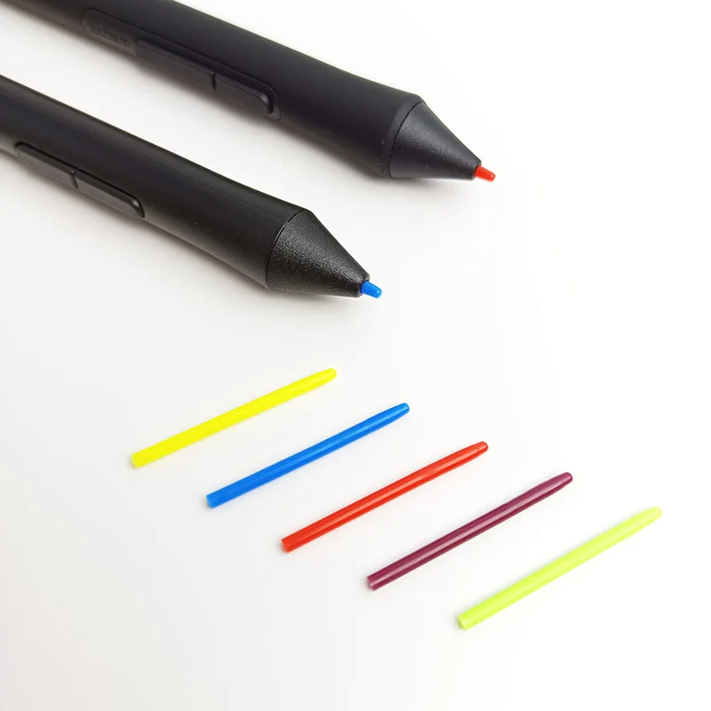 Multicolour Stylus Electromagnetic Pen Tips For Wacom Bamboo Intuos Cintiq Drawing Pad Replacement Pen Nibs