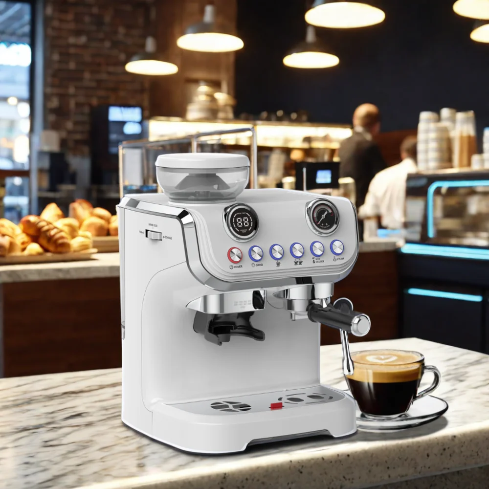 italian semi auto 1 group home espresso coffee making machine automatic good quality for sale