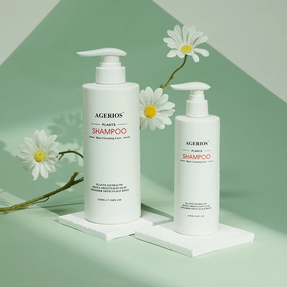 Agerios Plant Extract Hair loss shampoo and conditioner for African black braid hair Private label hair grow faster shampoo