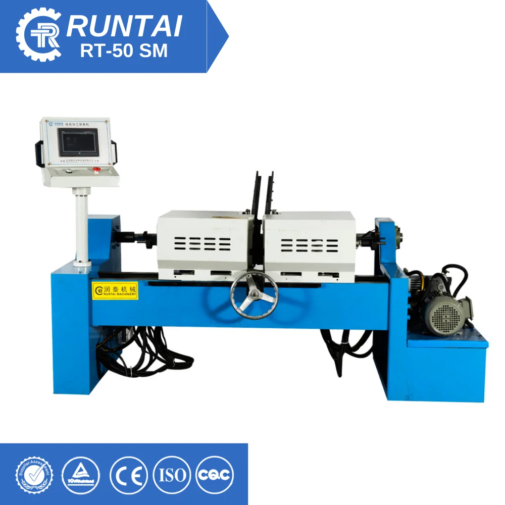 RT-50SM Double Head Accessories Pneumatic Pipe And Tube Chamfering Machine