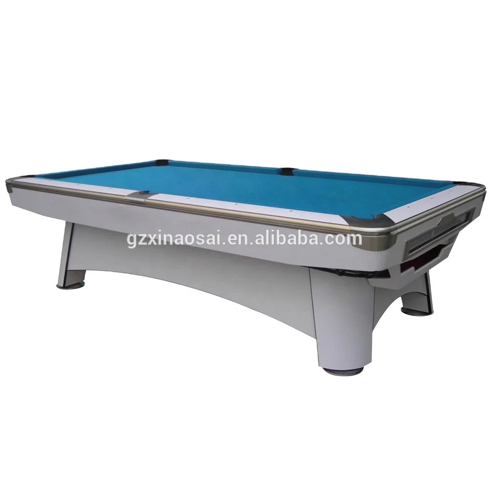 Factory Direct Sale Solid Wood 9ft Slate White Snooker Billiard Pool Table