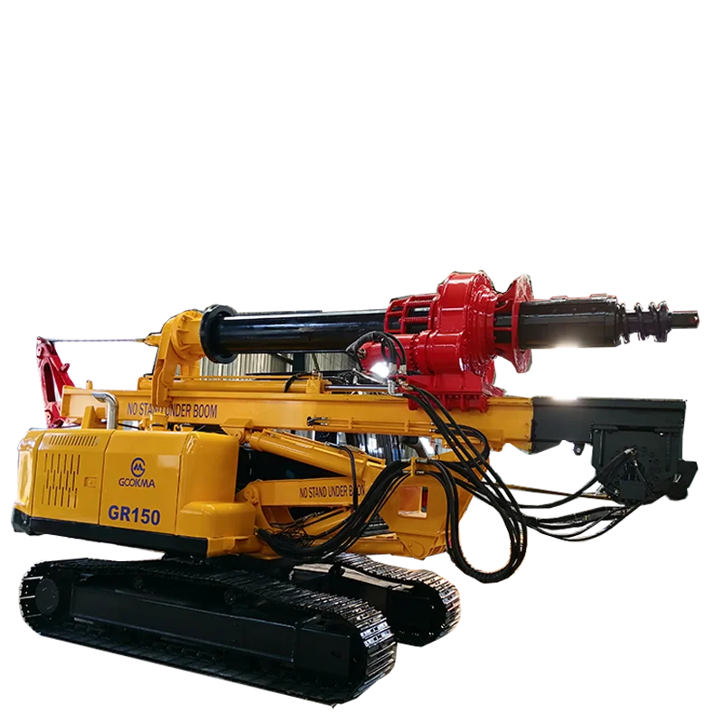 Cheap and good rotary drilling rig 15m - 90m crawler piling machine foundation drilling rig with lock rod
