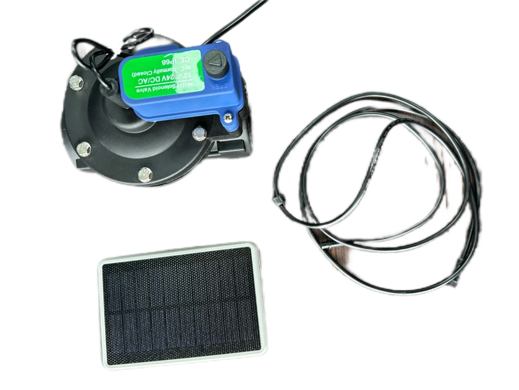 wireless Solar Powered Remote IoT Farmland Irrigation Controller Systems Latching Pulse Solenoid Valve 5V