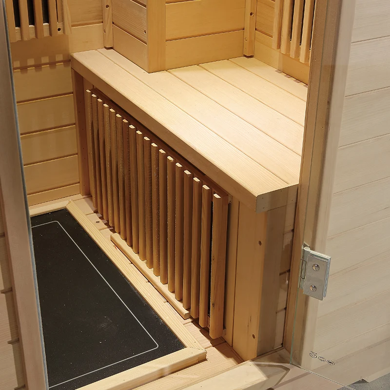 Factory Direct Mini Indoor Wooden Sauna 1-2 Person Home Far Infrared Sauna Room for Health Sauna Vapor