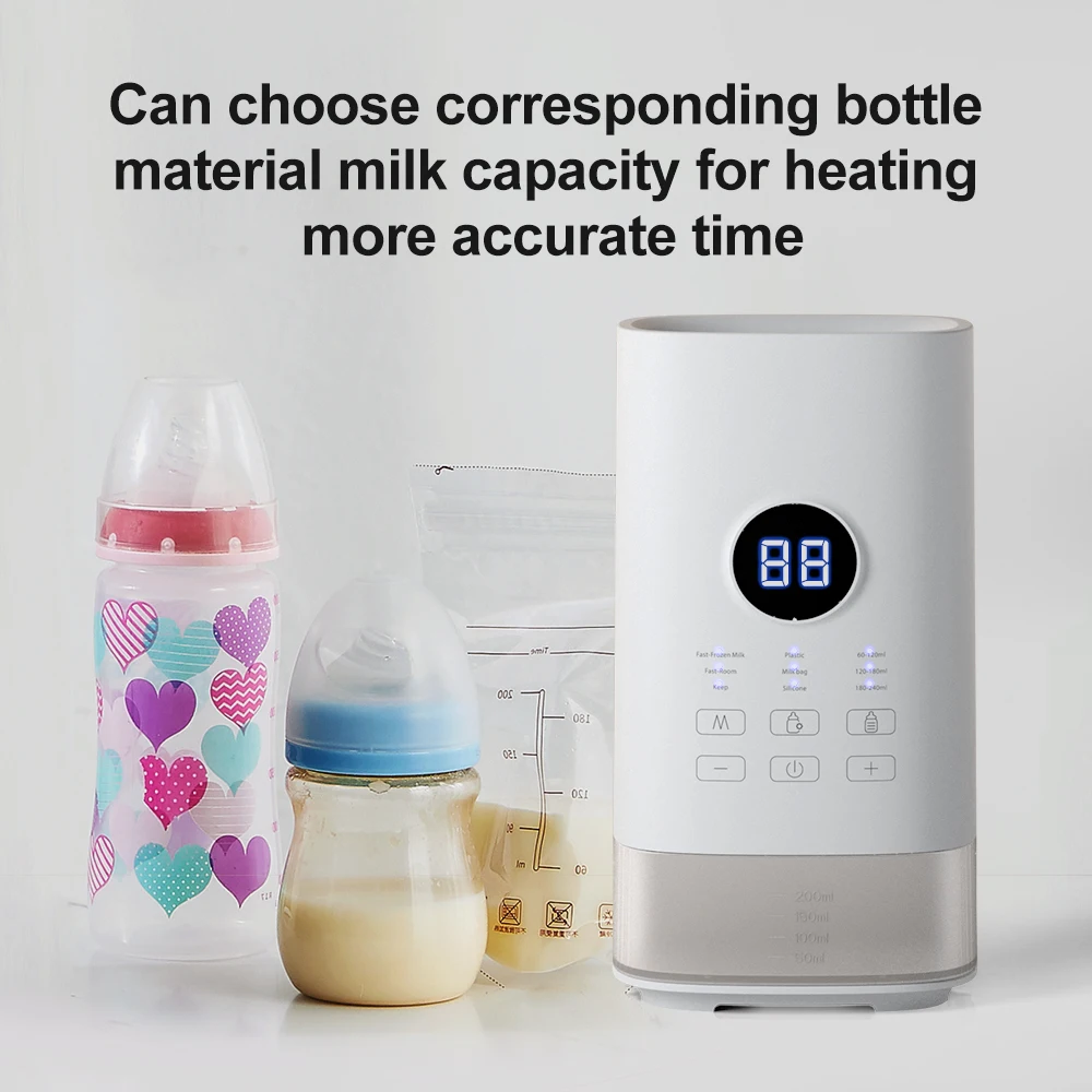 6 IN 1multifunctional single bottle milk warmer, baby bottle sterilizer, breast milk heating constant milk dispenser