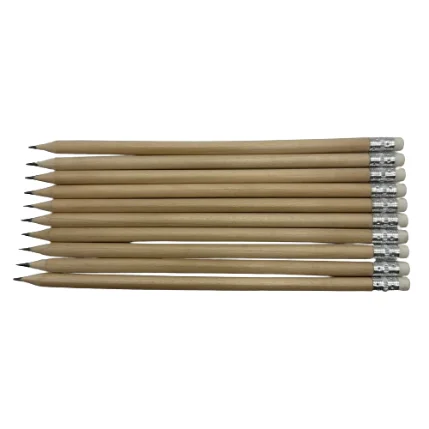 Wholesale Eco-Friendly Standard Pencils Comfortable Grip Smooth Writing round Barrel Sharpenable