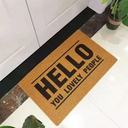 Pvc faux Coil floor mat Accept Customized Size Mat door mat