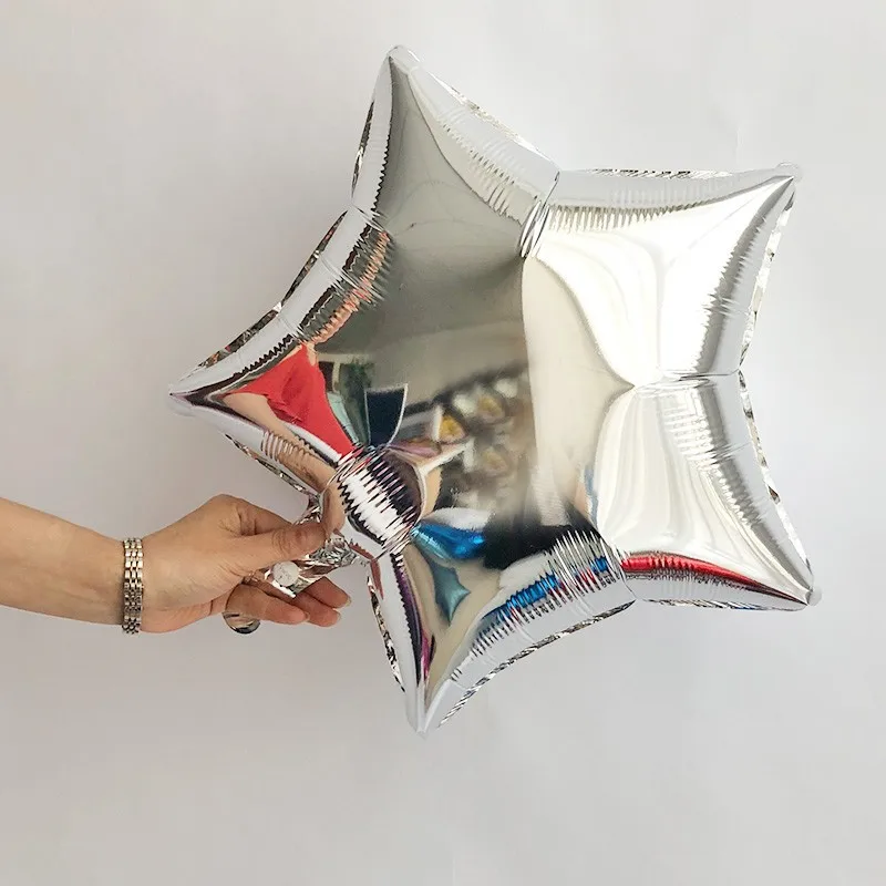 wholesale custom aluminium foil Birthday Party Supplies Colorful Star cheap price free shipping Foil Balloon