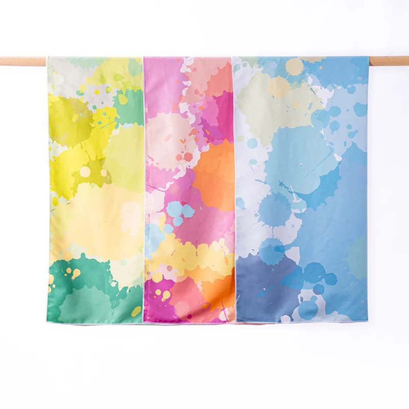 Cheap wholesale Fast Delivery 80*160 custom size custom logo Microfiber beach towel custom