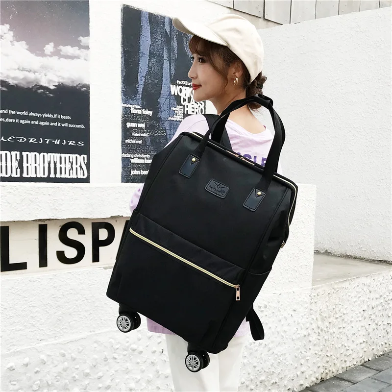 Custom New Multi-functional Traveling Trolley Luggage Travel Storage Shoulder Bag Tote Handbag for Mummy Luggage Case Set