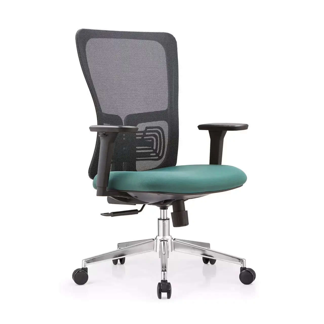 Fixed Armrest Mid Back Desk Office Chairs Staff Mesh Office Chair For Work