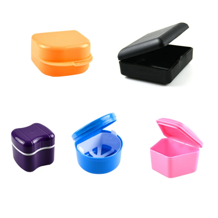 Clear dental teeth crown bur box for dental