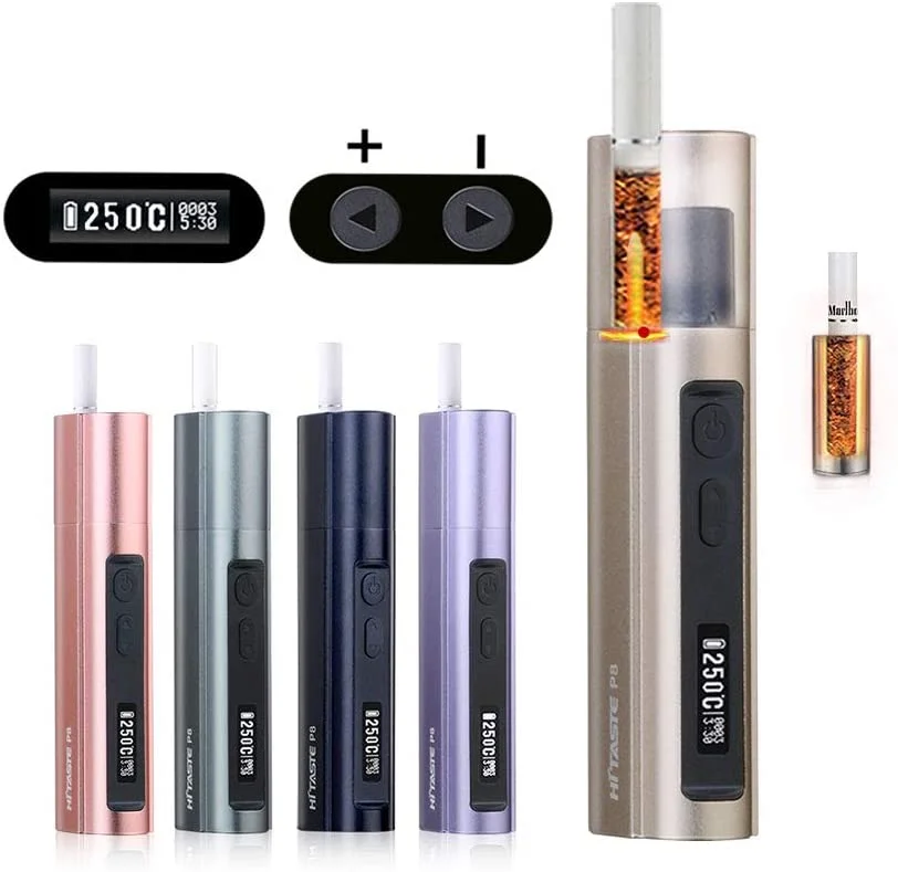 
HiTaste P8 Heated Tobacco Not Burn Cigarettes Device for Tobacco Sticks 