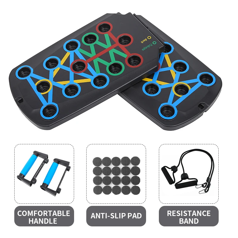 Раздельные съемные нажимные часы 22 режима для тренировок доска пуш-ап помощник подставка груди фитнес