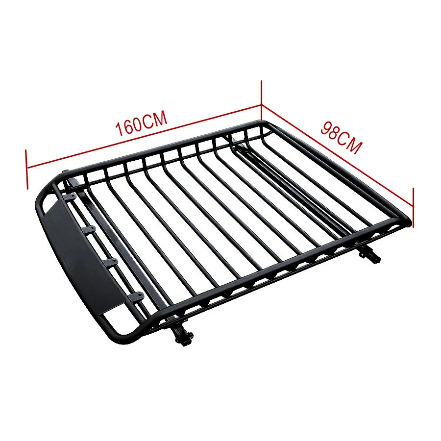 Hot sell Aluminium alloy Universal Car Roof Racks with Cross bar roof rack 160*98cm basket