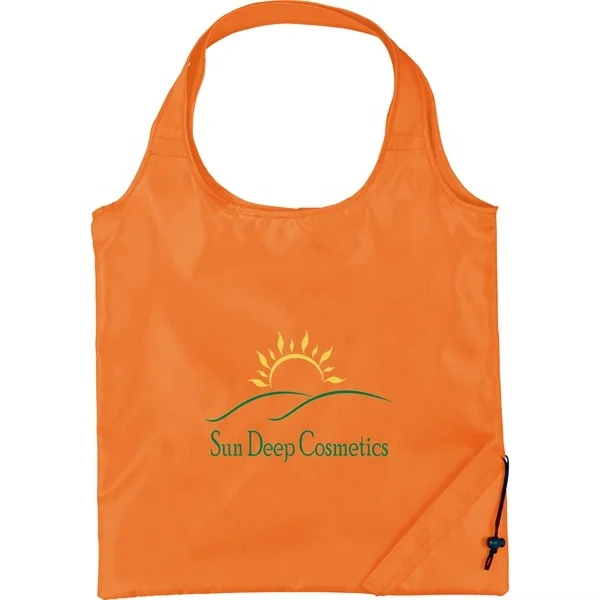 210D Polyester Foldaway Tote Bag with Duak Handles to Make It Easy To Carry