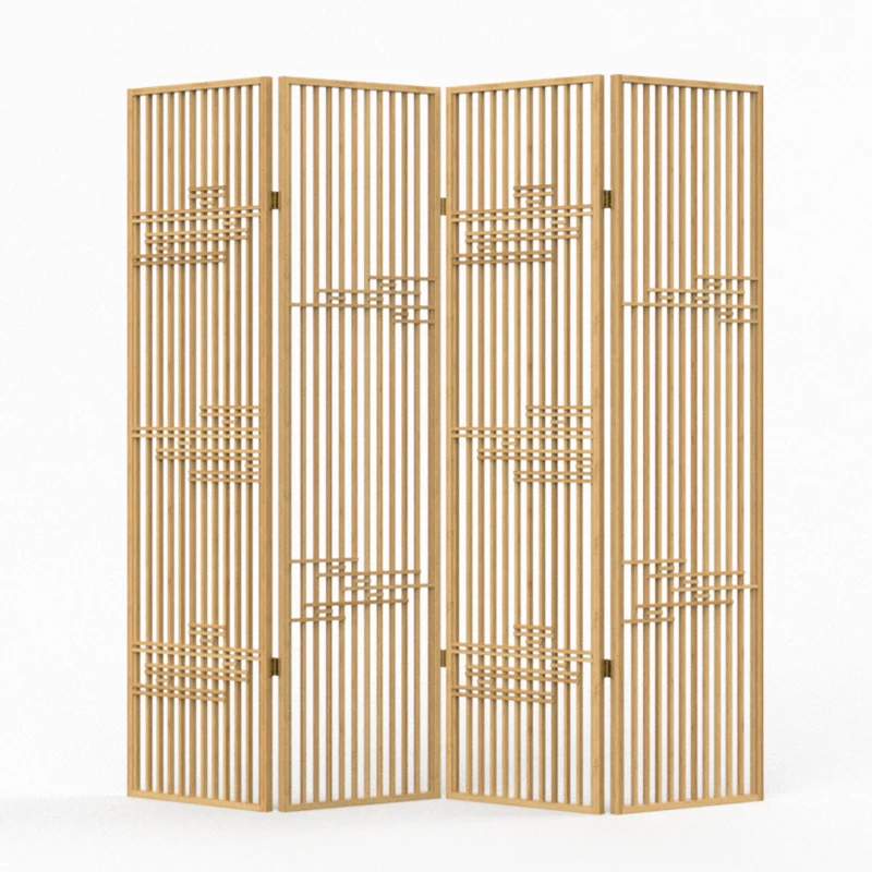 bamboo wood screen wall living room divider folding screens room dividers for home decor