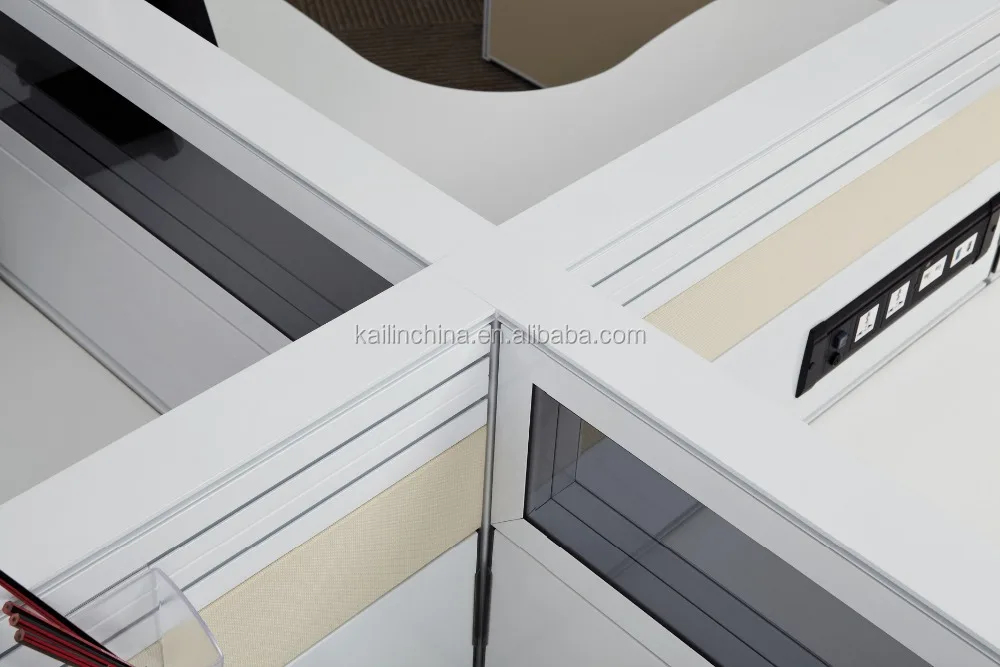 good price laptop desk E0 level Melamine commercial furniture modular mobile workstation greenguard office table