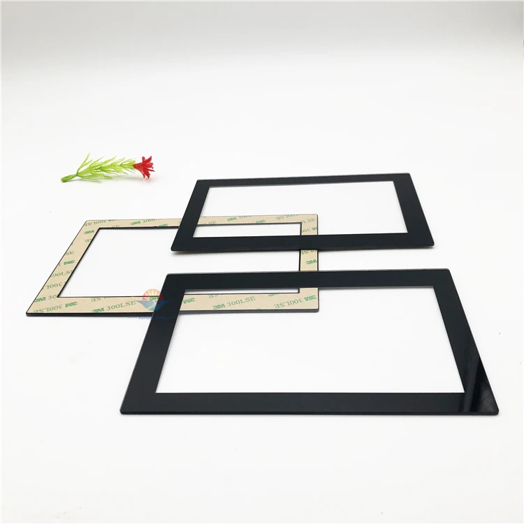 Custom Tempered 1.5mm 3mm 7 Inch 8 Inch Smart Touch Sensitive Tempered Glass Panel for Face Recognition Capacitive Display