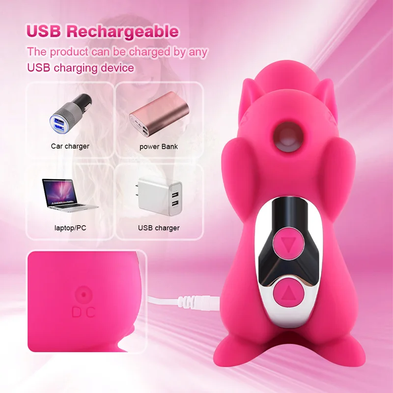 10 Handheld Wireless Sucking Vibrator Role Playing Massager Adult Sex Toys for Womens squirrel vibrating egg