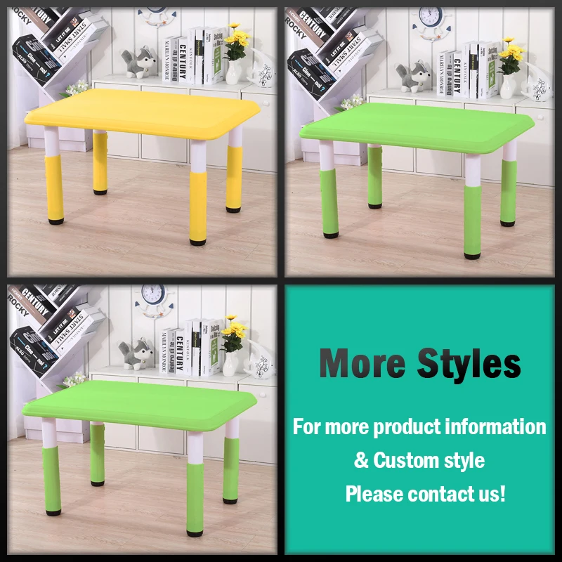 kindergarten preschool furniture sets plastic chair table for school