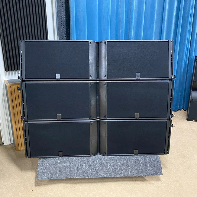 Dual 12 Inch Three way  Pro Audio Passive Line Array speaker Indoor And Outdoor Stadium Sound Equipment