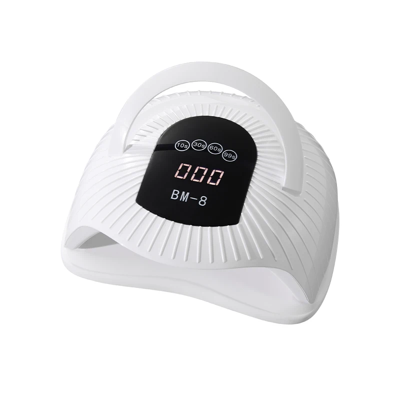 NEWEST Design portable SUN BM8 Foldable UV LED Nail Lamp with BIG Power 200W 42pcs Beads powerful two hands drying fast