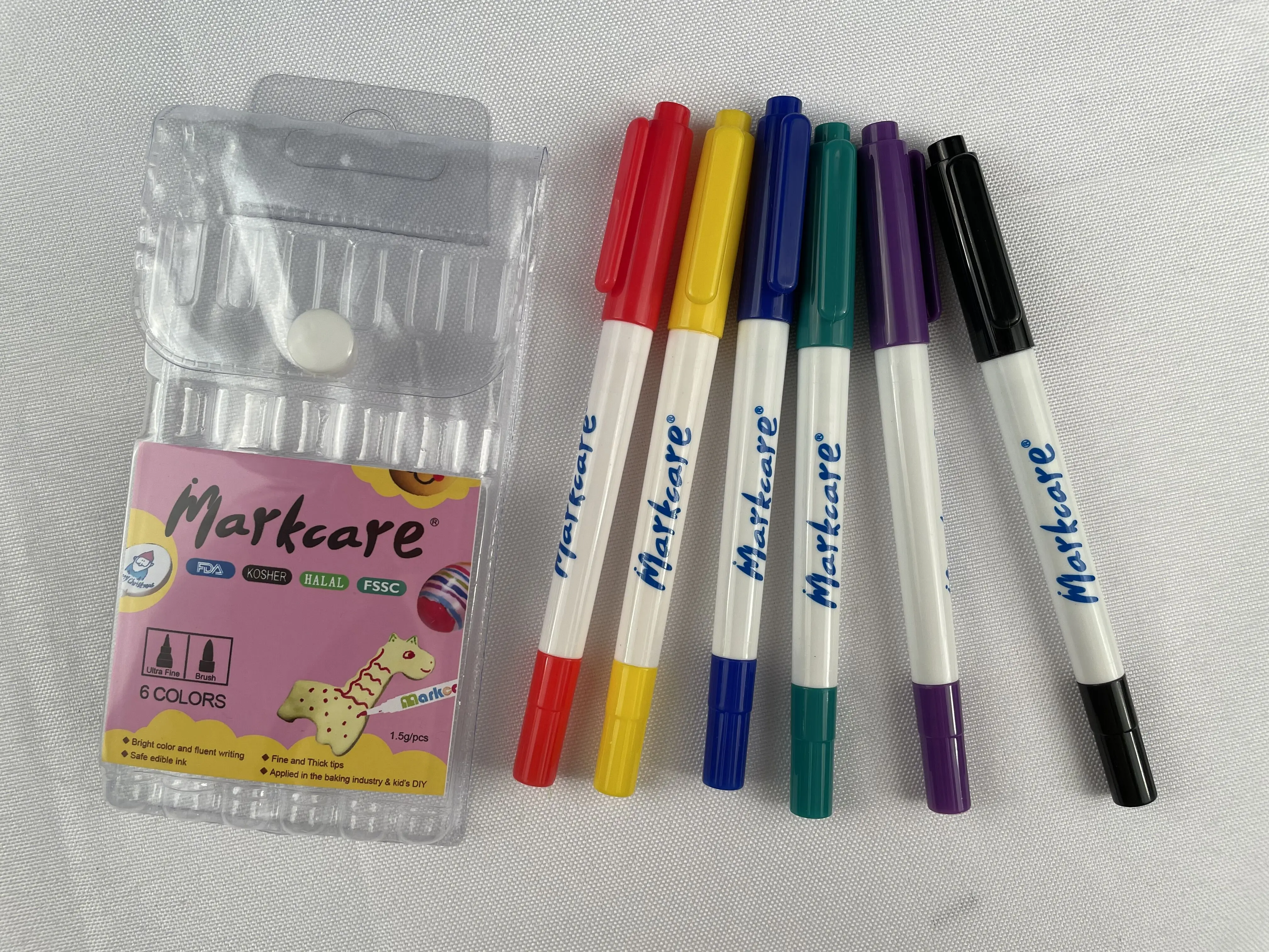 Dual Tipped Metallic Edible Ink Decorating Pen Perfect for Royal Icing Fondant and Gumpaste