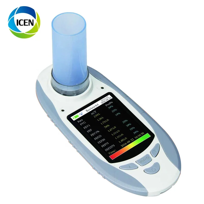 
IN-CSP10BT medical high quality Electronic Lung Spirometer Digital Incentive Handheld Spirometer 
