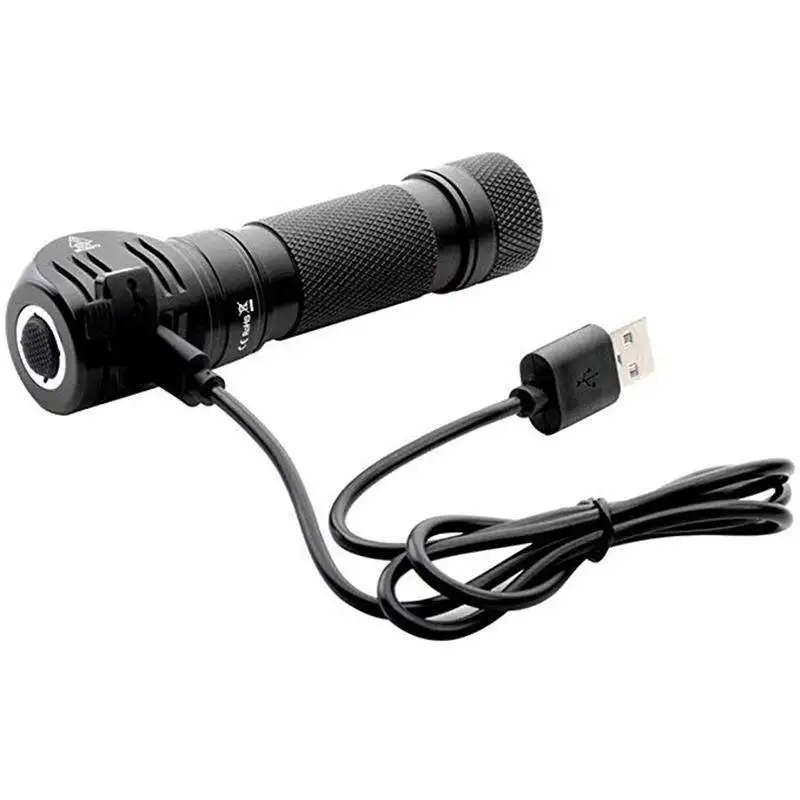 Пользовательские XPL LED 1200lm SP40 USB перезаряжаемые фары 18350 фонарик