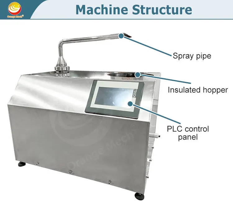 ORME Home Strawberries Automatic Hot Melt Machine Warmer Chocolate Dispenser for 5.5kg of Chocolate