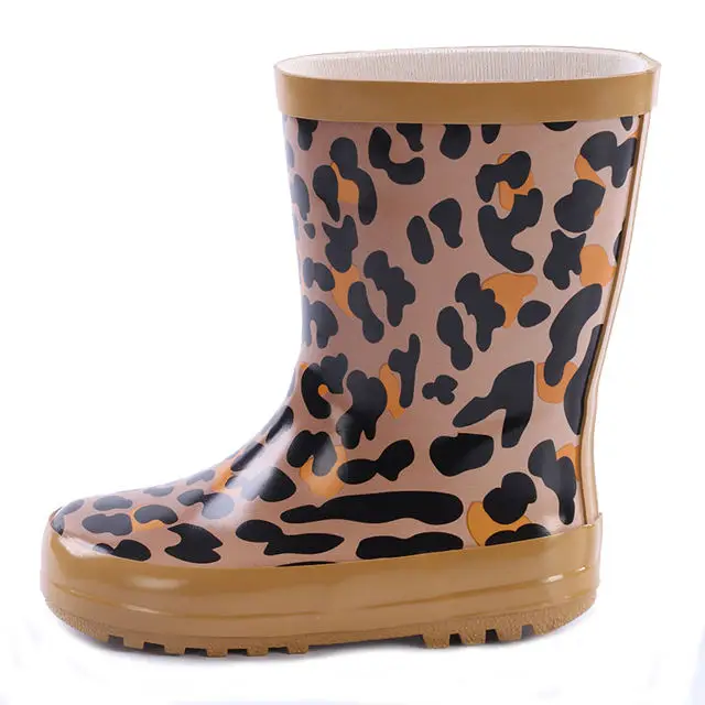 Wholesale Kids Rubber Newborn Rainboots Vache Bottes De Pluie Merrell Zapat
