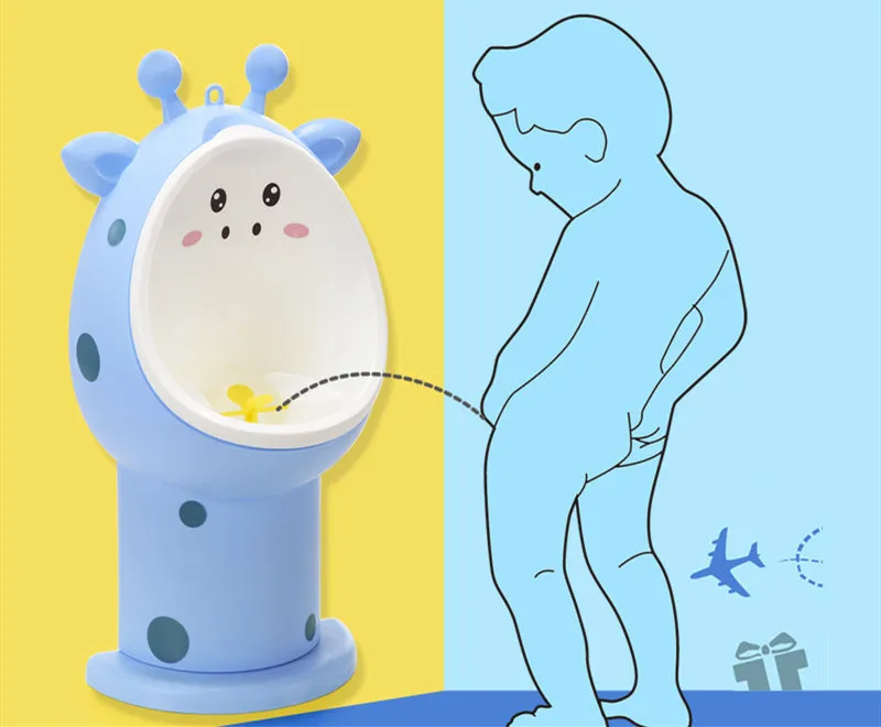 Полипропиленовый унитаз для мальчиков, регулируемый, с красивой высотой, стерео, настенный, детский тренировочный туалет, пластиковый мультяшный Писсуар для мальчиков, регулируемый детский туалет