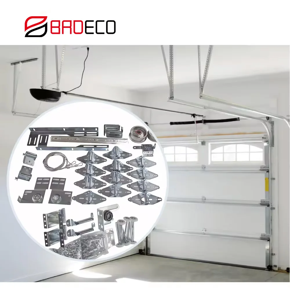 High-quality Door Accessories Steel Sectional Door Hardware Box Kits Garage Door Hardware Track